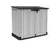 New Keter Durable Resin Horizontal Shed All-weather Outdoor Storage, Free Ship