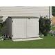 New Suncast 5.9 Ft. X 3.7 Ft Horizontal Stow-away Storage Shed Natural Wood