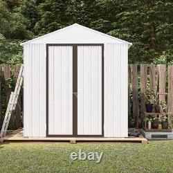 OUYESSIR 6x4 FT Outdoor Metal Storage Shed Lockable Backyard Utility Room