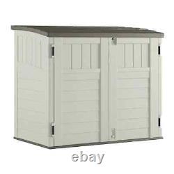 Outdoor 4 ft. 5 in. W x 2 ft. 9 in. D Plastic Horizontal Storage Shed