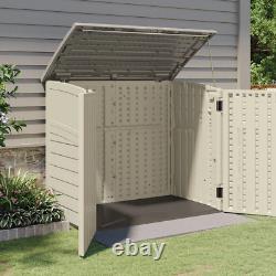 Outdoor 4 ft. 5 in. W x 2 ft. 9 in. D Plastic Horizontal Storage Shed, BMS2500