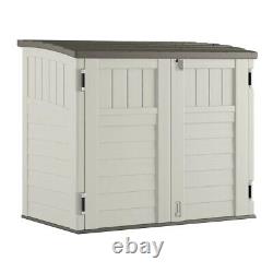 Outdoor 4 ft. 5 in. W x 2 ft. 9 in. D Plastic Horizontal Storage Shed, BMS2500