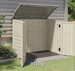 Outdoor 4 ft. 5 in. W x 2 ft. 9 in. D Plastic Horizontal Storage Shed BMS2500