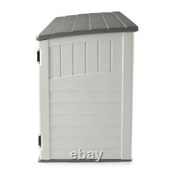Outdoor 4 ft. 5 in. W x 2 ft. 9 in. D Plastic Horizontal Storage Shed Sale