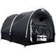 Outdoor Bike Storage Tent, 8×7ft Large Waterproof Portable 2-in-1 Shed With Do