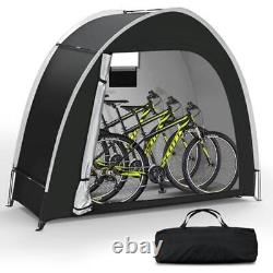 Outdoor Bike Storage Tent Waterproof Shed 2-3 Bicycles Garden Tools Portable New