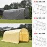 Outdoor Canopy Carport Tent Car Shelter Storage Shed + Uv Proof Tarp Garage Yard