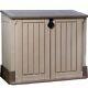 Outdoor Garden Shed Storage Cabinet Yard Utility Garage Patio Pool Trash Can New