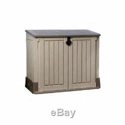 Outdoor Garden Storage Shed Lawn Patio Pool 30 Cubic ft UV Weather Proof Resin