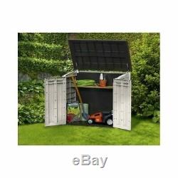 Outdoor Garden Storage Shed Lawn Patio Pool 30 Cubic ft UV Weather Proof Resin