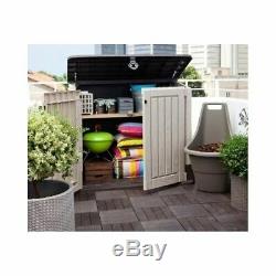 Outdoor Garden Storage Shed Lawn Patio Pool 30 Cubic ft UV Weather Proof Resin