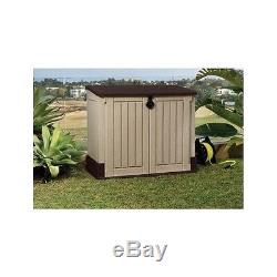 Outdoor Garden Storage Shed Lawn Patio Pool 30 Cubic ft UV Weather Proof Resin