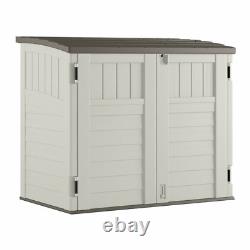 Outdoor Horizontal Storage Shed 4 Ft. 5 In. W X 2 Ft. 9 In. D Plastic Multi-Wall