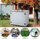 Outdoor Horizontal Storage Sheds Witho Shelf, 35 Cu Ft Lockable
