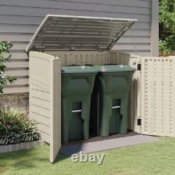 Outdoor Plastic Horizontal Storage Shed New