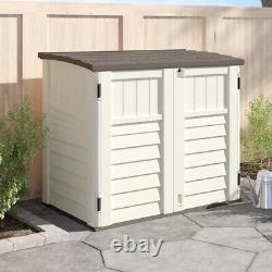 Outdoor Plastic Horizontal Storage, Tool, Garden Shed- New