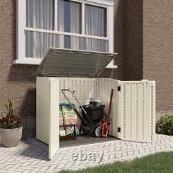 Outdoor Plastic Horizontal Storage, Tool, Garden Shed- New