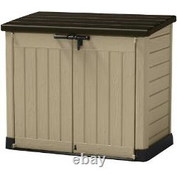 Outdoor Resin Horizontal Storage Shed