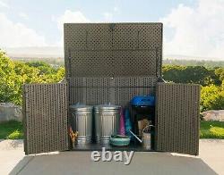 Outdoor Storage Box Hard Plastic Horizontal Storage Shed 561 Gallon 71