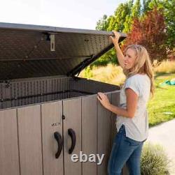 Outdoor Storage Box Hard Plastic Horizontal Storage Shed 561 Gallon 71