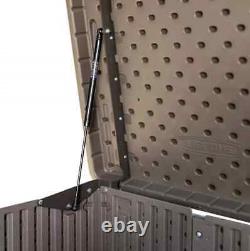 Outdoor Storage Box Hard Plastic Horizontal Storage Shed 561 Gallon 71