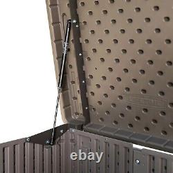 Outdoor Storage Box Hard Plastic Horizontal Storage Shed 561 Gallon 71