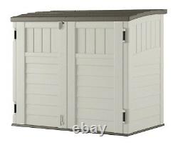 Outdoor Storage Shed Backyard 34 cu. Ft. Horizontal Garden Patio Cabinet Tools Y