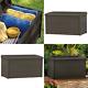 Outdoor Storage Shed Cabinet Garden Pool Trash Cans Yard Seat Garage Patio 50gal