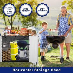 Outdoor Storage Shed Horizontal Storage Box Waterproof for Garden, Patios, Bac