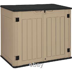 Outdoor Storage Shed Resin 4.5 ft. W x 2.8 ft. D Resin Horizontal Storage Shed