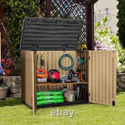 Outdoor Storage Shed Resin 4.5 ft. W x 2.8 ft. D Resin Horizontal Storage Shed