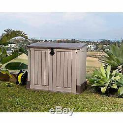 Outdoor Storage Shed Utility Garden Tool Box Garage Pool Yard Lawn Cabinet