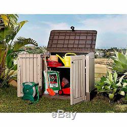 Outdoor Storage Shed Utility Garden Tool Box Garage Pool Yard Lawn Cabinet
