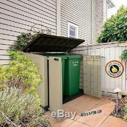 Outdoor Storage Shed X Large Container Box Garden Tool Garage Backyard Trash Can
