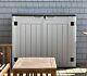 Outdoor Utility Shed Garden Tool Storage Cabinet Horizontal Resin Patio Deck Box