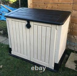 Outdoor Waterproof Lockable Garden/Tool Shed Patio Storage Container XL Deck Box