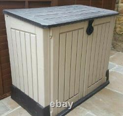 Outdoor Waterproof Lockable Garden/Tool Shed Patio Storage Container XL Deck Box