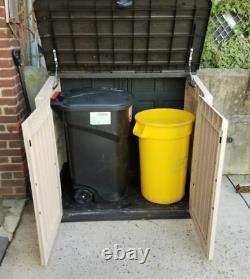Outdoor Waterproof Lockable Garden/Tool Shed Patio Storage Container XL Deck Box