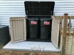 Outdoor Waterproof Lockable Garden/Tool Shed Patio Storage Container XL Deck Box
