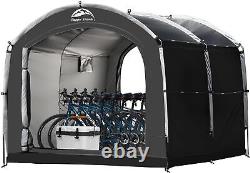Outdoor bike storage tent, 2-in-1 portable storage shed