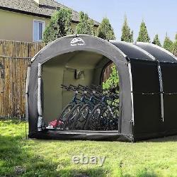 Outdoor bike storage tent, 2-in-1 portable storage shed