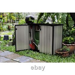 Patio Store 4.6 ft. X 2.6 ft. X 3.11 ft. Resin Horizontal Storage Shed