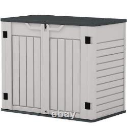 Patiowell Plastic Sheds 50Hx41.7W Resin Horizontal Storage With Lockable Door