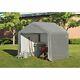 Plastic Storage Shed Outdoor Shelter House Portable Walk In Garden Tools Yard