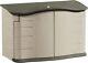 Rubbermaid Horizontal Outdoor Storage Shed Small 18' 3748 As-is New Damaged Box