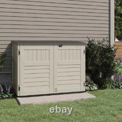 Resin Horizontal Storage Shed 3 ft. 8 in. X 5 ft. 11 in. NEW