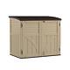 Resin Horizontal Storage Shed, Outdoor 2 Ft. 8 In. X 4 Ft. 5 In. X 3 Ft. 9.5 In