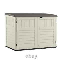 Resin Outdoor 2-Container 5 Ft. 10 In. WX3 Ft. 8 In. Horizontal Garbage Storage