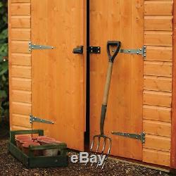 Rowlinson Garden Products Outdoor Wood Security Storage Shed A053 8' x 6