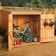 Rowlinson Garden Products Outdoor Wood Wall Storage Shed A056 Bicycle Shed